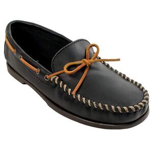 Minnetonka Camp Slippers Black CAMPMOC-BLK Men's